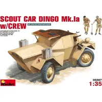 Mini art Dingo Mk 1a verkenningswagen met bemanning