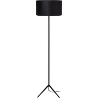 Lucide TONDO - Vloerlamp - Ø 38 cm - 1xE27 - Zwart