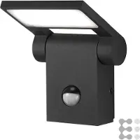 EVN WL54151002S WL54151002S LED-buitenlamp met bewegingsmelder (wand) LED LED vast ingebouwd 10 W Antraciet