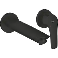 GROHE Eurosmart Wastafelmengkraan - M-size - 2 gats - matte black 293382433