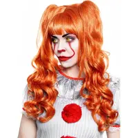 Metamorph It-Clowngirl pruik - Kostuum pruik voor carnaval