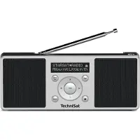 Technisat DIGITRADIO 1 S, draagbaar, analoog en digitaal, DAB+, FM, VHF, 87,5 - 108 MHz, 2 W, OLED