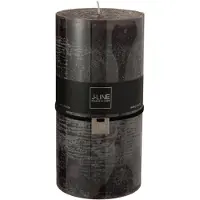 J-Line Cilinderkaars zwart/bruin xxl cm-150u