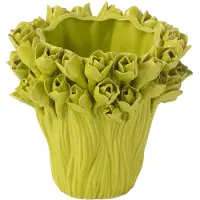 J-Line Vaas ambrosia keramiek groen small