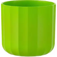 J-Line Bloempot summer keramiek groen small