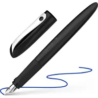 Schneider vulpen - Wavy - zwart - penpunt M - S-162131