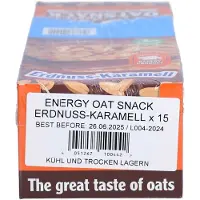Energy Oatsnack Bar - 15 repen - Peanut Caramel