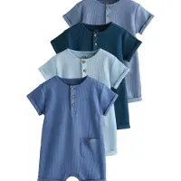 Next Rompertje/body blauw / navy / duifblauw / lichtblauw