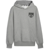 Puma Sportsweatshirt 'Posterize' grijs gemêleerd / zwart