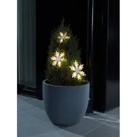 Konstsmide Kerstster - led kerstverlichting binnen - 15 lampjes - 0.67 meter - wa