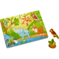Haba Geluidenpuzzel In De Jungle 6 Stukjes
