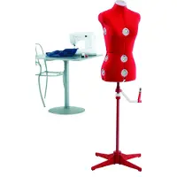 SINGER Rode paspop 84-100cm SZ10-16, Accessoires voor naaien, Rood