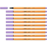 Stabilo - Fineliner point 88/59 licht lila | 1 stuk | 10 stuks