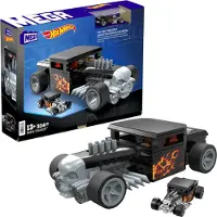 Mattel Hot Wheels Building Block Toy Car Bone Shaker Construction Game Zilver