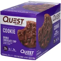 Quest Nutrition , Proteïne Cookie, Dubbele Chocolade Chips, 12 Cookies, 2,08 oz (59 g) per stuk