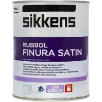 Sikkens Rubbol Finura Satin | Zijdeglans Lakverf Buiten 500 ML - Wit