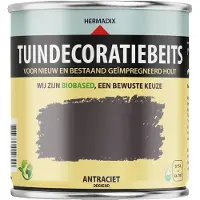Hermadix Tuindecoratiebeits Dekkend Antraciet 706 2,5 LTR