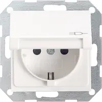 Gira 045427 Wandcontactdoos met randaarde Inzetstuk System 55, Standaard 55, E2, Event, Event Clear, Event Opaque, Esprit, ClassiX Zuiver wit, Mat 1 stuk(s)