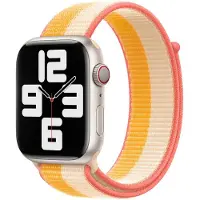 Apple Sport Loop band voor de Watch | 44/45/46/49 mm - Maize/White