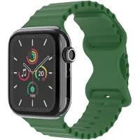 IMoshion Athletic siliconenbandje voor de Apple Watch | 44/45/46/49 mm - Donkergroen
