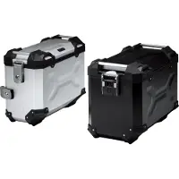 SW-Motech TRAX ADV L - Zijkoffer. Aluminium. 45 l. Links. Zwarte.