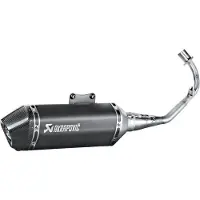 Akrapovic Racing Line Steel&carbon Primavera 125-150ie/sprint 125-150ie Ref:s-ve125r2-hzbl Niet Gehomologeerd Volledig Uitlaatsysteem