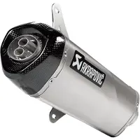 Akrapovic Line Stainless Steel/carbon Fiber Gts300/sei Giorni/hpe 08-20 Ref:s-ve3so9-hrss Niet Gehomologeerde Slip-on Uitlaatdemper
