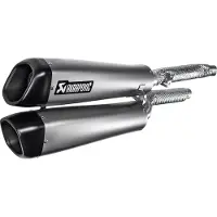 Akrapovic Slip-on Line Triumph Scrambler 1200 19-20 S-t12so3-hcqt Niet Gehomologeerde Slip-on Uitlaatdemper