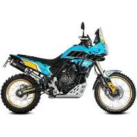 MIVV Dakar Yamaha Ténéré 700 2019-24 Y.064.ldkb Gehomologeerde Slip On Uitlaatdemper
