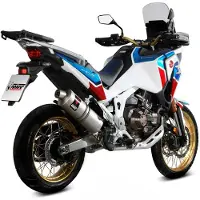 MIVV Dakar Honda Crf 1100 L Africa Twin 2020-24 H.079.lekx Gehomologeerde Slip On Uitlaatdemper