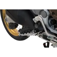 SW-Motech EVO voetsteunset - Zilver/zwart. Honda NT1100 (21-), XL750 (22-).