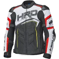 Held Safer SRX, textieljas ,zwart/witte/rood ,Long M