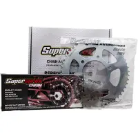 Supersprox Aandrijfset (tandwielen + ketting) P-KITXSR125MTM125