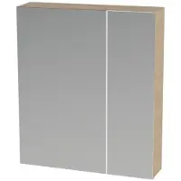 Tiger Spiegelkast s-line 60 cm met 2 deuren naturel eik