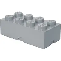 LEGO Design Collection Brick opbergbox 8 - grijs