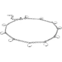 Zinzi zilveren enkelband rondjes 23+4cm ZIE1484