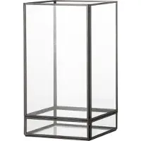 Bloomingville Filula Votief, zwart, glas