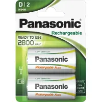 Panasonic 2 Piles rechargeables LR20