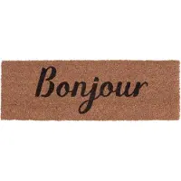 PT Living Deurmat Bonjour Black Coir