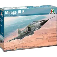 Italeri Modelbouwpakket Vliegtuigen - 2816 Dassault Mirage III E - Straaljager Plastic - 1:48 - Modelbouw