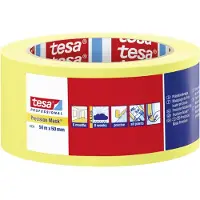 TESA Beiersdorf AG Precision Mask - Gele Maskeringstape - 50m x 50mm - Professioneel Gebruik