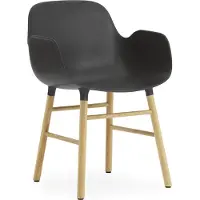 Normann Copenhagen Stoel Form Armchair Oak Black
