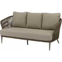 Intratuin 3-zits Loungebank Kelly Taupe