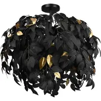 TRIO Decoratieve Plafondlamp Leavy Ø 70cm