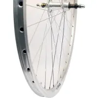 Roland achterwiel 28 vast freewh alu v-profil zilver zink sp