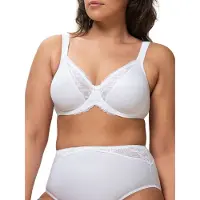 Triumph Niet voorgevormde bh Modern Lace+Cotton | Maat: 90E | Kleur: Wit