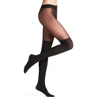 Falke Panty in semi-transparant design, model 'Overknee'