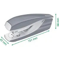 Leitz - Nietmachine - WOW - Roze - Blister