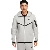 Nike Sweatvest 'Tech Fleece' donkergrijs / grijs gemêleerd / zwart