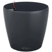 Lechuza CLASSICO Color 21 - Plantenbak - met bewateringssysteem - ALL-IN-ONE set met LECHUZA-PON - leisteengrijs